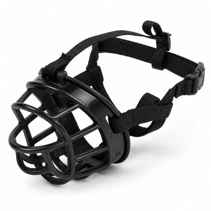 Soft Silicone Basket Dog Muzzle with Adjustable Straps for Small, Medium and Large Dogs