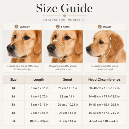 Soft Silicone Basket Dog Muzzle with Adjustable Straps for Small, Medium and Large Dogs