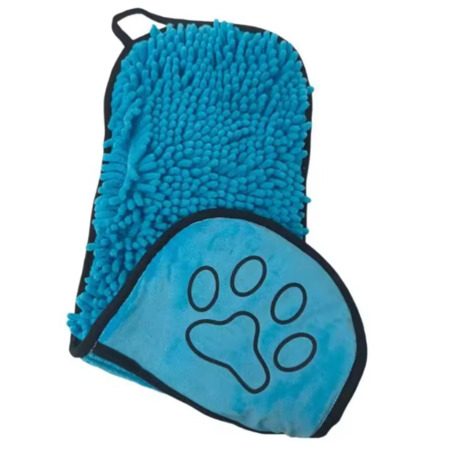 Super Absorbent Pet Drying Towel Glove – Soft Chenille Dog & Cat Bath Towel for Quick Drying