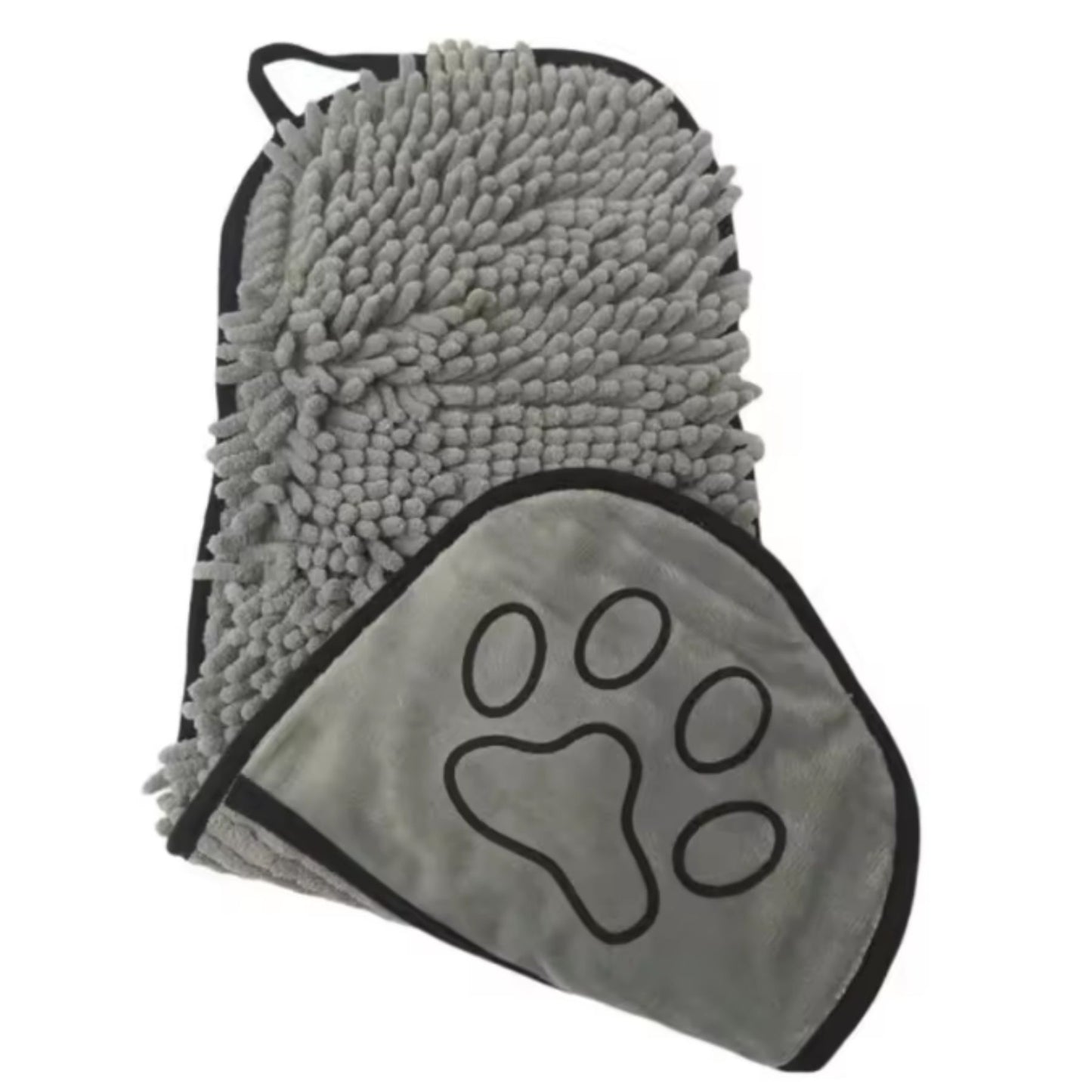 Super Absorbent Pet Drying Towel Glove – Soft Chenille Dog & Cat Bath Towel for Quick Drying
