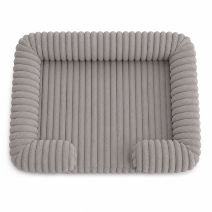Supportive Memory Foam Dog Bed – Plush Calming Pet Sofa with Removable Washable Cover and Non-Slip Base for Small Medium Large Dogs