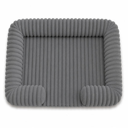 Supportive Memory Foam Dog Bed – Plush Calming Pet Sofa with Removable Washable Cover and Non-Slip Base for Small Medium Large Dogs