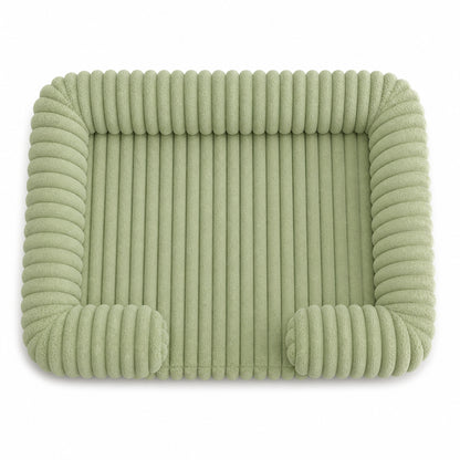 Supportive Memory Foam Dog Bed – Plush Calming Pet Sofa with Removable Washable Cover and Non-Slip Base for Small Medium Large Dogs