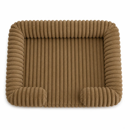 Supportive Memory Foam Dog Bed – Plush Calming Pet Sofa with Removable Washable Cover and Non-Slip Base for Small Medium Large Dogs