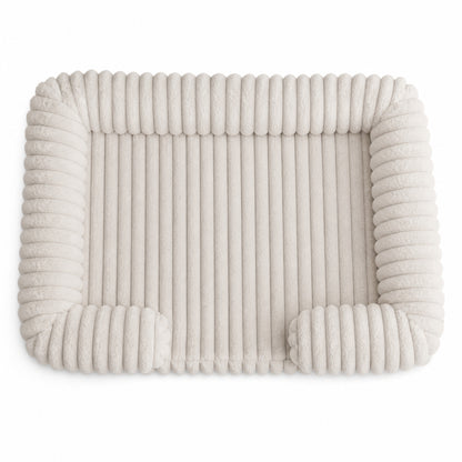 Supportive Memory Foam Dog Bed – Plush Calming Pet Sofa with Removable Washable Cover and Non-Slip Base for Small Medium Large Dogs