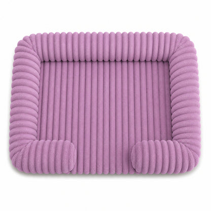 Supportive Memory Foam Dog Bed – Plush Calming Pet Sofa with Removable Washable Cover and Non-Slip Base for Small Medium Large Dogs