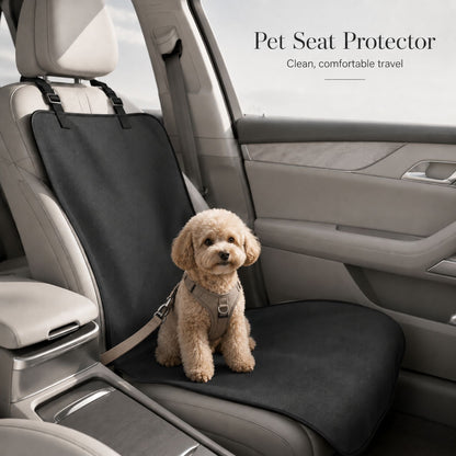 Waterproof Pet Car Seat Cover Mat for Dogs & Cats, 600D Oxford Rear Seat Protector